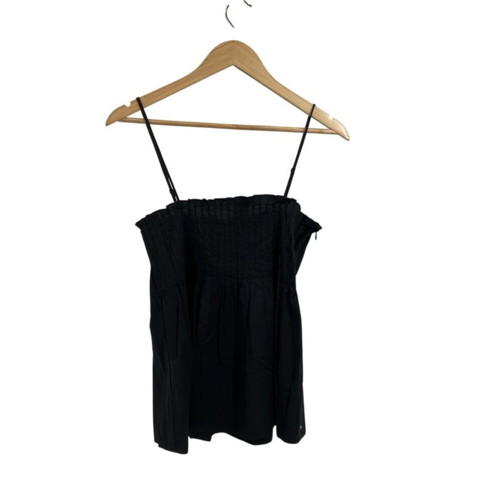 Wayf Asalia Pleated Top Black XS